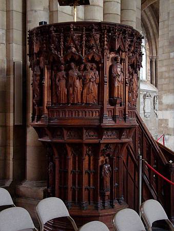 Peterborough Cathedral - The Pulpit